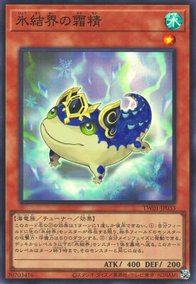 遊戯王OCG デュエルモンスターズ 氷結界の霜精 TW01 TW01-JP033 SR 【中古】