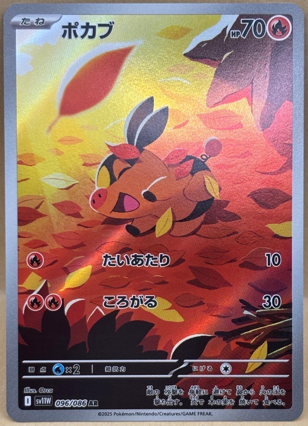 ポケモンカードゲーム ポカブ SV11W SV11W 096/086 AR 【中古】