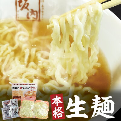 喜多方ラーメン坂内 楽天市場店 【喜多方ラーメン坂内】生ラーメン | 4食(生麺とスープ) |