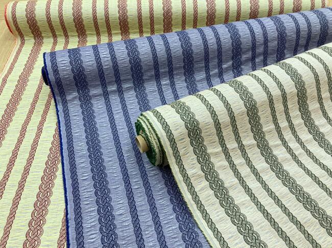 【送料無料】播州織 クラッシュ加工生地 1m単位販売 綿二重織ジャカード[撥水、UVカット加工][3色] 巾108cm (TXCR2203-05-07) テキスタイル 日本製 生地 ジャカード 二重織 撥水 UVカット オリジナル 先染 限定 特殊