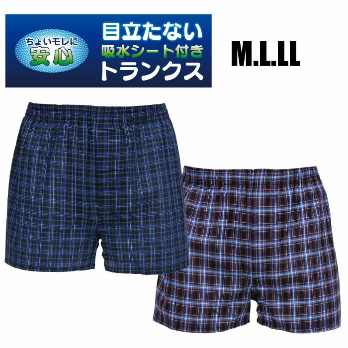 【M.L.LL】ちょい漏れ防止トランクス