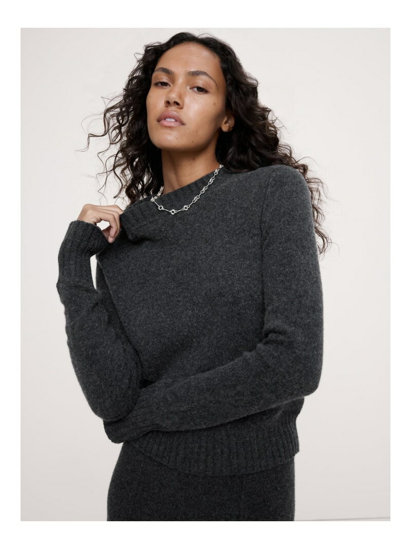 【SALE／20%OFF】(W)メリノ コットン クルーネックセーター BANANA REPUBLIC バナナ・リパブリック トップス ニット ホワイト グレー ブルー レッド イエロー【RBA_E】【送料無料】[Rakuten Fashion]のサムネイル