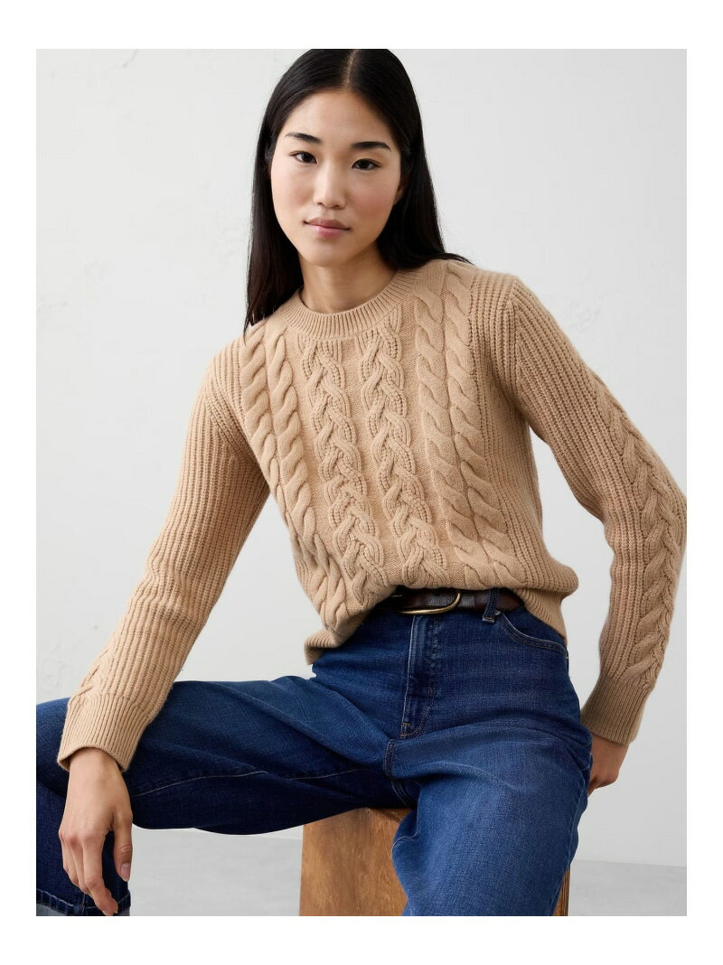 (W)BANANA REPUBLIC FACTORY STORE　　ケーブルプルオーバーセーター BANANA REPUBLIC FACTORY STORE ..