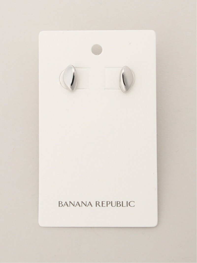 【SALE／65%OFF】(W)スカルプチュラル スタッドピアス BANANA REPUBLIC バナナ・リパブリック アクセサリー・腕時計 ピアス シルバー【RBA_E】[Rakuten Fashion]