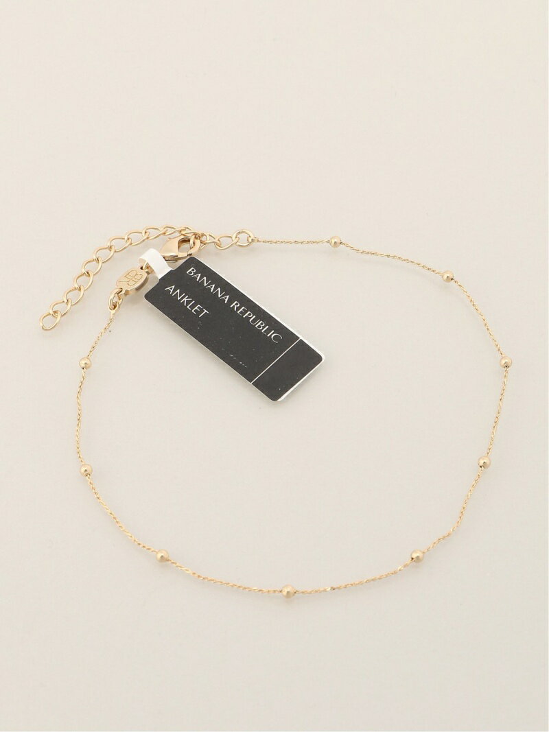 【SALE／64%OFF】(W)Ball Chain Anklet BANANA REPUBLIC バナナ・リパブリック アクセサリー・腕時計 アンクレット ゴールド【RBA_E】[Rakuten Fashion]