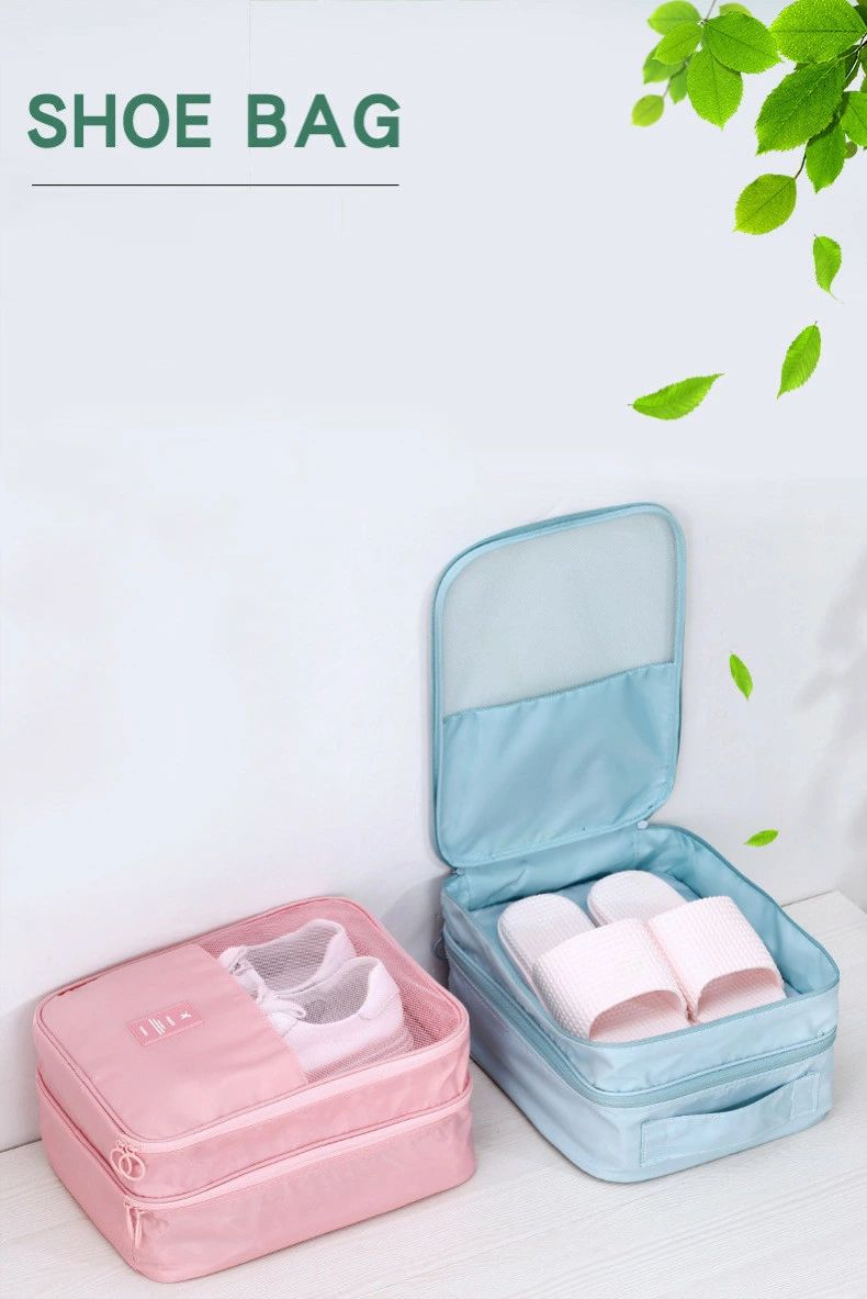 【オープン記念！1000円OFFクーポン】防水で便利なモバイルシューズバッグ 旅行の携帯靴袋 旅行靴バッ..