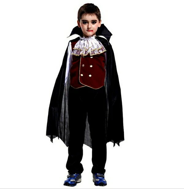 【クーポン利用で10%OFF】ハロウィン コスプレ コスチューム バンパイア仮装 ドラキュラ 衣装 子供用 学生 Halloween パーティーグッズ 仮装 プレゼント ベロア プレゼント 誕生日 ギフト 変装 演出 舞台衣装 舞台劇 吸血鬼 悪魔 バンパイア