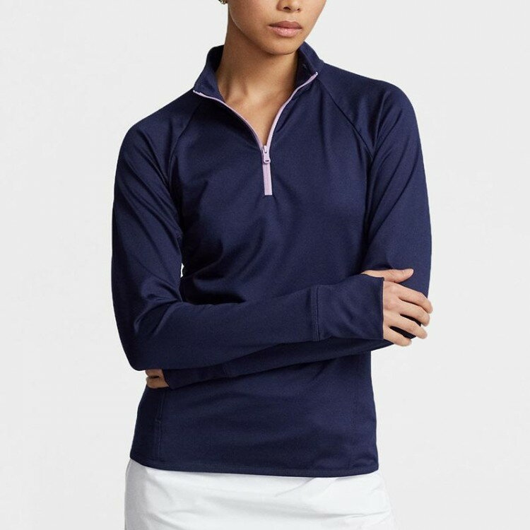 【クーポン利用で10%OFF】プルオーバー レディース ハーフジップ 吸汗速乾 長袖 ランニング サイクリン..