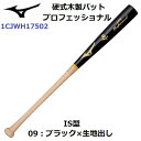 ミズノ (1CJWH17502) 野球 硬式木製バット プロフェッショナル メイプル IS型(M)