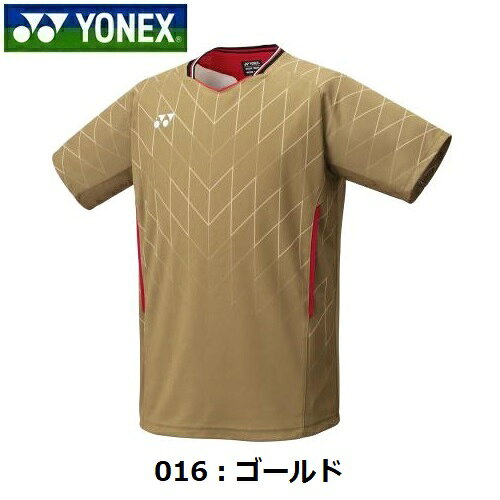 返品不可 ヨネックス (10698J) JUNIOR ゲームシャツ 半袖 (M)