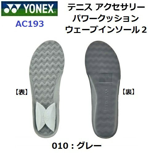 返品不可 ヨネックス (AC193) パワークッション ウェーブインソール2 (M)