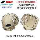 型付け無料 セール SSK エスエスケイ プロエッジ (AJBJ223F) 野球 少年軟式グラブ オールラウンド用 Sサイズ キャメル (B)(4)
