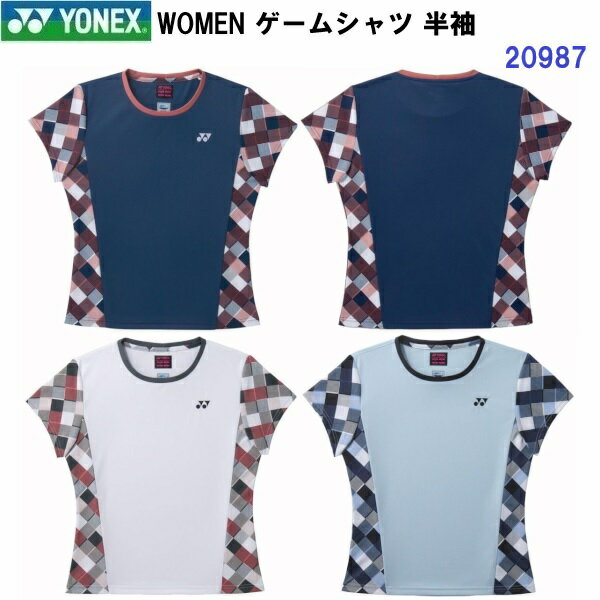 乐天商城 - 返品不可 ヨネックス (20987) WOMEN ゲームシャツ 半袖 (M)