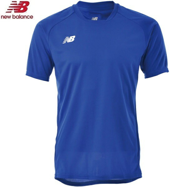 【仕様】 ・素材：ポリエステル100% ・サイズ規格：UNISEX ・中国製 【特徴】 ・NEW BALANCE FOOTBALLの定番商品。 ・汎用性の高いベーシックなデザインとカラーで展開。 【カラー展開】 ・RYB：ロイヤルブルー 【サイズ展開】 ・S/M/L/XL/2XLサイズ