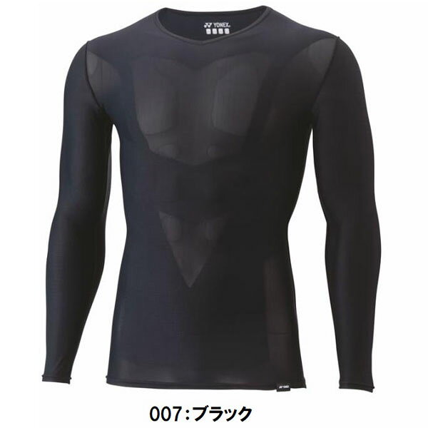 返品不可 ヨネックス (STBA1023) UNI Vネック長袖シャツ (M)