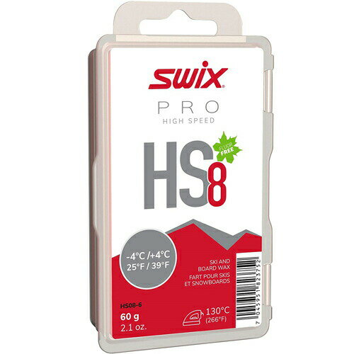 人気 24-25 スウィックス (HS08-6) 固形ワックス PRO High Speed HSシリーズ ハイスピード8 レッド HS8 60g (B)