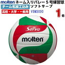ネーム入り モルテン (V5M3000) バレーボール 5号球 ソフトサーブ チーム名/個人名加工サービス (M)