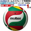 ネーム入り モルテン (V5M9000M8) バレーボール 5号球 メディシンボール 800g チーム名/個人名加工サービス (M)