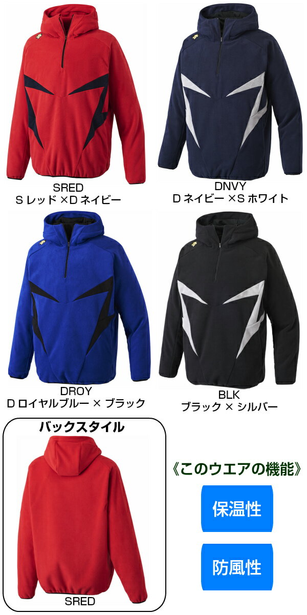 デサント 野球 フリースジャケット DBX2560B ds-dbx2560b