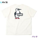 【レディース】CHUMS チャムス ブービーロゴTシャツ ホワイト ウィメンズLサイズ CH11-1835【レディース アウトドア ジュニア キッズ バックプリント ユニセックス ロゴ 定番 3980円以上購入で送料無料】