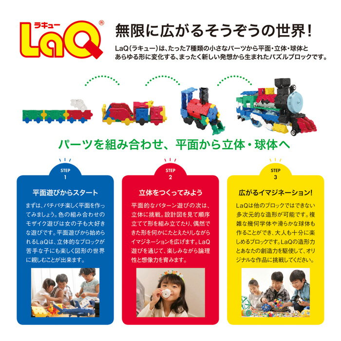 【ラッピング無料】LaQ ラキュー ビルドアップロボ アレックス 310ピース【ロボット 知育玩具 おもちゃ 7歳 男の子 子供の日 プレゼント 室内 子供 キッズ パズル ブロック 誕生日 祝い ギフト 小学生 低学年 高学年 3980円以上購入で送料無料】 3