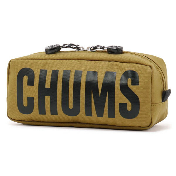 【ラッピング無料】CHUMS チャムス リサイクル ロゴポーチ ブラウン CH60-3349【ペンポーチ ポケット ロゴ 筆入れ ケース 小物 コスメ メンズ レディース アウトドア 3980円以上購入で送料無料…