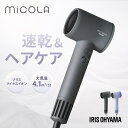 ドライヤー 大風量 軽量 速乾 ヘアケア イオン プラスマイナスイオン イオンドライヤー 冷風 DCBLモーター搭載 プレゼント ギフト グレー 紫 ラベンダー...