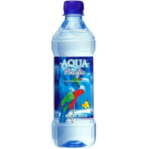 フィジー直輸入！ AQUA PACIFIC 600ml×24本 【アクアパシフィック PET ミネラルウォーター ペットボトル 飲料水 海外名水】【送料無料】【O】【代引き不可】