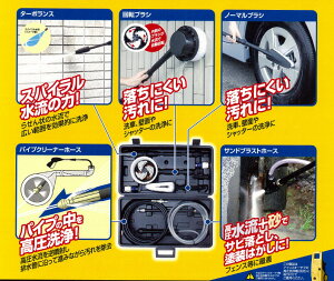 【送料無料】高圧洗浄機ブラシ・ホースセットFBHS【送料無料-0118】