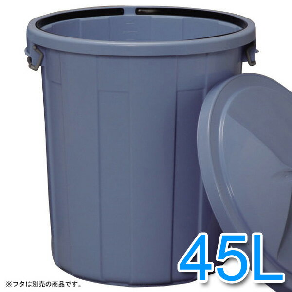 ゴミ箱 45リットル 分別 屋外 スリム 大容量 キッチン 屋外ゴミ箱 外 外用 丸型 ポリバケツ PM-45バケツ ごみ箱 おしゃれ ごみ ゴミ 45L 45l 丸型ペール 送料無料 ダストボックス ペール ふた別売り　蓋 フタ別売り アイリスオーヤマ アイリス 業務用