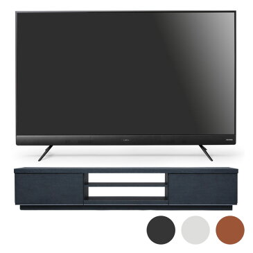 4Kテレビ フロントスピーカー 50型 テレビ台 BAB150送料無料 テレビ テレビ台 セット TV 4K 50V 50型 黒 引き出し アイリスオーヤマ