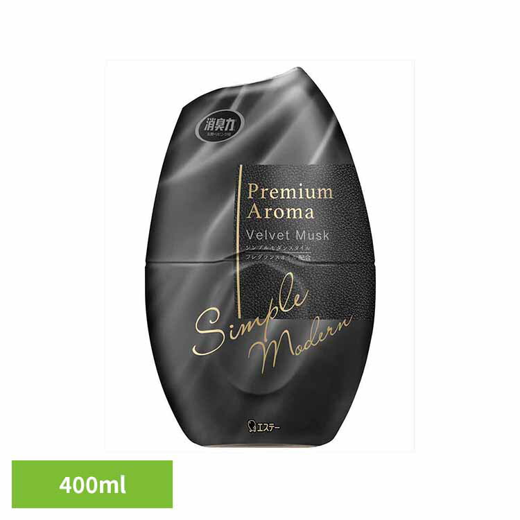 Rakuten - お部屋の消臭力 Premium Aroma ベルベットムスク 400ml 50980お部屋の消臭力PA 芳香消臭 部屋用 エステー Premium Aroma リビング用 ベルベットムスク 消臭力 消臭 まとめ買い