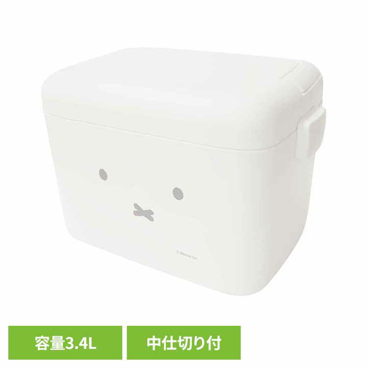 乐天商城 - miffy　中仕切り付き収納ケース ミッフィー かわいい 収納 中仕切り付き収納ケース オカトー 【B】