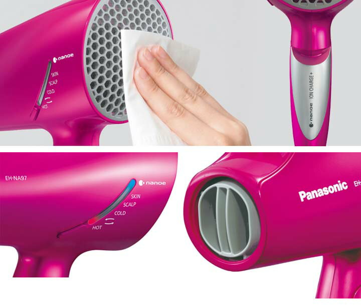 5 000円以上お買い上げで ヘアードライヤー ナノケア Panasonic パナソニック Eh Na97 P Eh Na97 Vp Eh Na97 W ピンク ビビッドピンク 白ドライヤー マイナスイオン 大風量 D Dw Civn 18 300円 高品質 お買い得