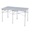 アルミロールテーブル 124cm×70cmレジャーロールテー...