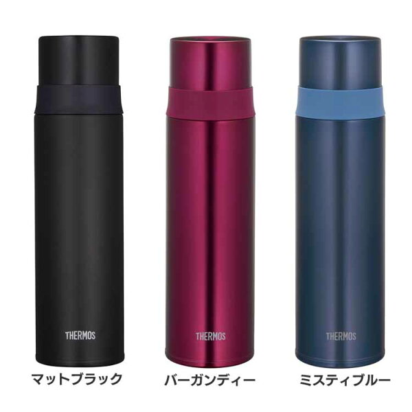 水筒500mlFFM-501MTBKステンレススリムボトル魔法びんコップ500ml0.5L丸洗い保温保冷サーモスマットブラックバ