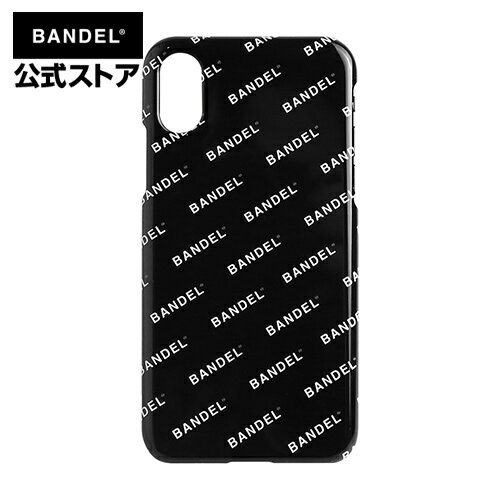 バンデル BANDEL 2019 STANDARD LINE iPhone X/Xs hardcase iphone ケース 携帯ケース オールオーバーロゴブラック（ALLOVER LOGO BLACK ロゴ ハードケース） BANDEL バンデル