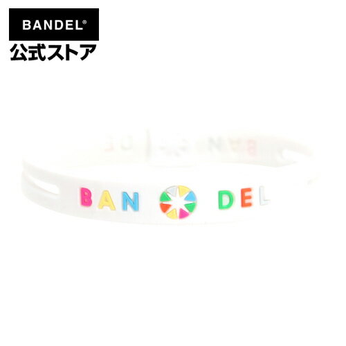 楽天BANDEL公式 楽天市場店バンデル ブレスレット　stringbracelet　ストリングブレスレットWhitexMulti（ホワイト×マルチ　白）　BANDEL　バンデル 　メンズ　レディース　ペア　スポーツ　シリコンゴム