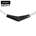 Titanium Rubber Necklace White×Black ネックレス ホワイト×ブラック（WhitexBlack チタン ラバー） BANDEL バンデル スポーツネックレス チタンネックレス 健康ネックレス メンズ レディース シリコン スポーツ選手 健康グッズ シンプル おしゃれ プレゼント 贈り物 その1