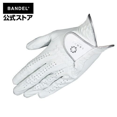 【送料無料】ゴルフグローブ 本革 BANDEL Golf Glove White（ホワイト） メンズ レディース レザー バンデル ゴルフ グローブ