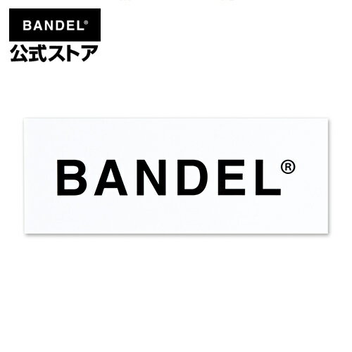 バンデル ステッカー ホワイト×ブラック（WhitexBlack ロゴシール） STANDARD LOGO STICKER　BANDEL バンデル メンズ レディース スポーツ