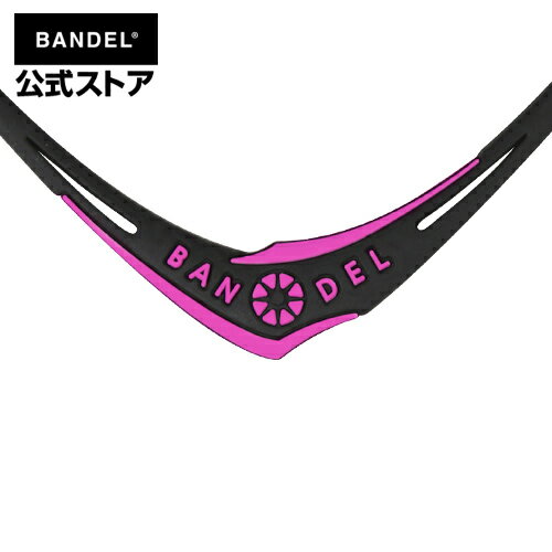 バンデル ネックレス　cross necklace　ブラック×ピンク（BlackxPinkクロスシリーズ）　BANDEL　バンデル メンズ　レディース　ペア　スポーツ　シリコンゴム