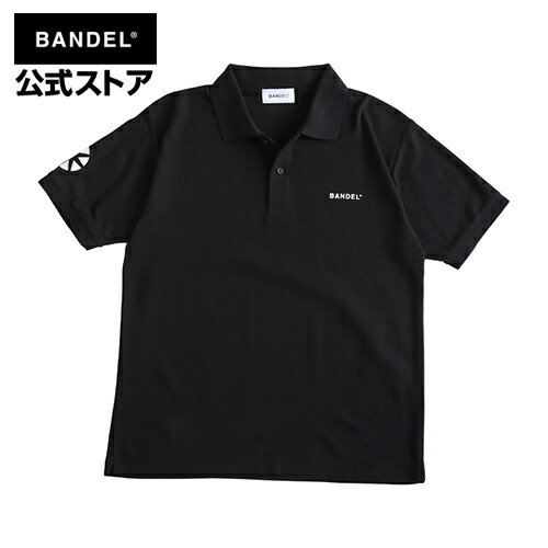 【送料無料】ポロシャツ 半袖 Black（黒・ブラック）　BANDEL バックプリント NEWロゴ ポロシャツ BANDEL バンデル メンズ レディース スポーツ