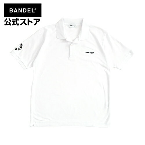 【送料無料】ポロシャツ 半袖 White（白・ホワイト）　BANDEL バックプリント NEWロゴ ポロシャツ BANDEL バンデル メンズ レディース スポーツ