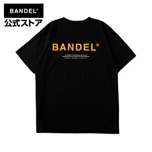 【送料無料】GHOST Short Sleeve T BAN-T011 Black×Neon Orange BANDEL Tシャツ 半袖 （ブラック×ネオンオレンジ）　2019 COLLECTION LINE GHOST XL-LOGO T-shirts バンデル メンズ レディース スポーツ