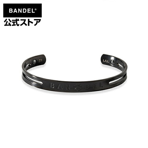 楽天BANDEL公式 楽天市場店バンデル ブレスレット Titanium Bangle Black バングル ブラック チタン BANDEL チタンブレスレット スポーツブレスレット 健康ブレスレット 純チタン メンズ レディース bandel