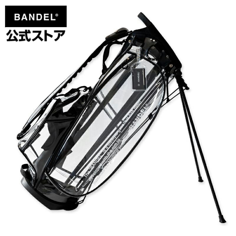 バンデル ゴルフ Clear Stand Caddy Bag キャディバッグ ゴルフバッグ BANDEL スタンドバッグ ツアーバッグ ブラック（Clear）クリア 透明 メンズ レディース スポーツ