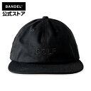 バンデル WG GOLF FLAT VISOR GOLF CAP Black×Black メンズ レディース ユニセックス ファッション ストリートファッション スポーツ ワンポイント ロゴ