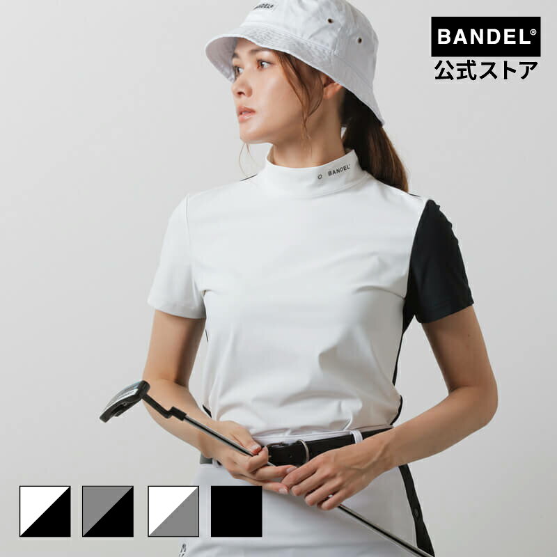 バンデル WOMENS BASIC COMBINATION S/S MOCK NECK SHIRTS バンデル BANDEL ゴルフ ポロシャツ レディース 女性 ゴルフウェア 半袖