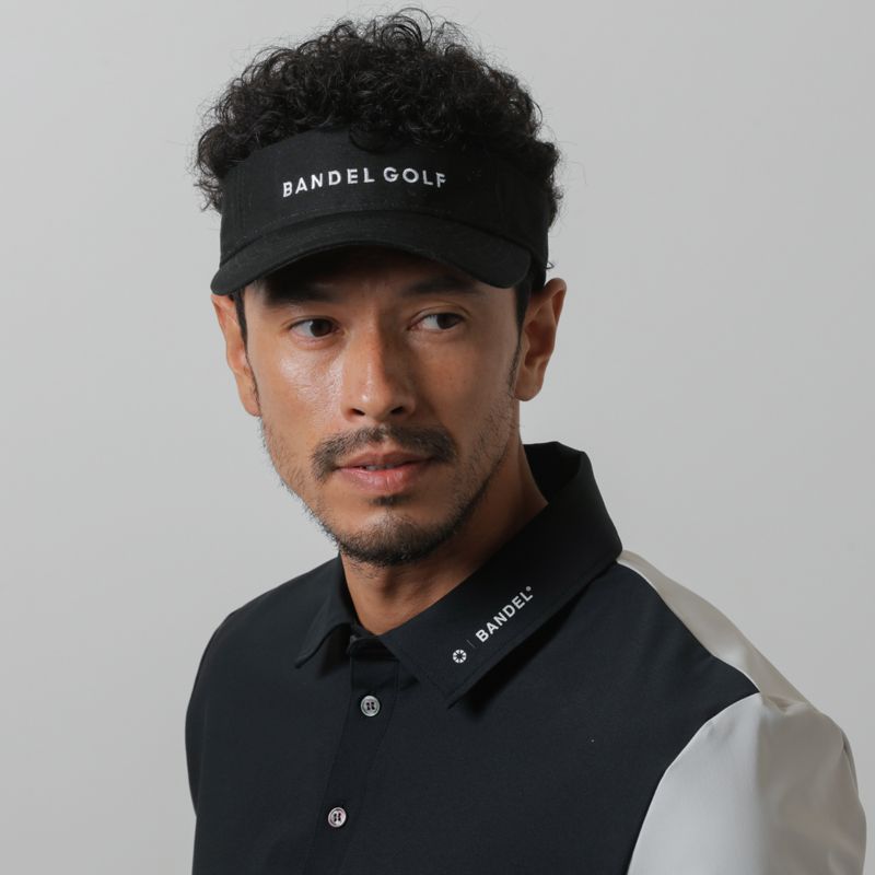 バンデル BASIC SUN VISOR BANDEL サンバイザー 帽子 キャップ バンデルゴルフ メンズ ロゴ スポーツ シンプル バンデル ゴルフ